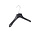 Mantelhanger - Kostuumhanger - Jassenhanger - Kinderen - FR30 - 30 Stuks - Kunststof - Zwart - Gebogen Model - Schouderverbreding 3,3 cm - 30 cm - Kinderhanger - Kledinghanger - Kleerhanger - FR-Serie
