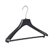 Mantelhanger - Kostuumhanger - Jassenhanger - Volwassenen - FR38 - 20 Stuks - Kunststof - Zwart - Gebogen Model - Schouderverbreding 3,3 cm - Broeklat - 38 cm - Kledinghanger - Kleerhanger - FR-Serie Mantelhanger - Kostuumhanger - Jassenhanger - Volwassenen - FR38 - 20 Stuks - Kunststof - Zwart - Gebogen Model - Schouderverbreding 3,3 cm - Broeklat - 38 cm - Kledinghanger - Kleerhanger - FR-Serie