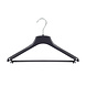 Mantelhanger - Kostuumhanger - Jassenhanger - Volwassenen - FR38 - 50 Stuks - Kunststof - Zwart - Gebogen Model - Schouderverbreding 3,3 cm - Broeklat - 38 cm - Kledinghanger - Kleerhanger - FR-Serie Mantelhanger - Kostuumhanger - Jassenhanger - Volwassenen - FR38 - 50 Stuks - Kunststof - Zwart - Gebogen Model - Schouderverbreding 3,3 cm - Broeklat - 38 cm - Kledinghanger - Kleerhanger - FR-Serie