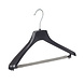 Mantelhanger - Kostuumhanger - Jassenhanger - Volwassenen - FR38 - 50 Stuks - Kunststof - Zwart - Gebogen Model - Schouderverbreding 3,3 cm - Broeklat met Schuim - 38 cm - Kledinghanger - Kleerhanger - FR-Serie Mantelhanger - Kostuumhanger - Jassenhanger - Volwassenen - FR38 - 50 Stuks - Kunststof - Zwart - Gebogen Model - Schouderverbreding 3,3 cm - Broeklat met Schuim - 38 cm - Kledinghanger - Kleerhanger - FR-Serie