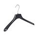 Mantelhanger - Kostuumhanger - Jassenhanger - Volwassenen - FR38 - 30 Stuks - Kunststof - Zwart - Gebogen Model - Schouderverbreding 3,3 cm - 38 cm - Kledinghanger - Kleerhanger - FR-Serie Mantelhanger - Kostuumhanger - Jassenhanger - Volwassenen - FR38 - 30 Stuks - Kunststof - Zwart - Gebogen Model - Schouderverbreding 3,3 cm - 38 cm - Kledinghanger - Kleerhanger - FR-Serie