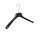 Mantelhanger - Kostuumhanger - Jassenhanger - Volwassenen - FR38 - 50 Stuks - Kunststof - Zwart - Gebogen Model - Schouderverbreding 3,3 cm - 38 cm - Kledinghanger - Kleerhanger - FR-Serie