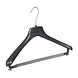 Mantelhanger - Kostuumhanger - Jassenhanger - Volwassenen - FR40 - 30 Stuks - Kunststof - Zwart - Gebogen Model - Schouderverbreding 3,3 cm - Broeklat met Schuim - 40 cm - Kledinghanger - Kleerhanger - FR-Serie Mantelhanger - Kostuumhanger - Jassenhanger - Volwassenen - FR40 - 30 Stuks - Kunststof - Zwart - Gebogen Model - Schouderverbreding 3,3 cm - Broeklat met Schuim - 40 cm - Kledinghanger - Kleerhanger - FR-Serie