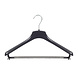 Mantelhanger - Kostuumhanger - Jassenhanger - Volwassenen - FR40 - 40 Stuks - Kunststof - Zwart - Gebogen Model - Schouderverbreding 3,3 cm - Broeklat met Schuim - 40 cm - Kledinghanger - Kleerhanger - FR-Serie Mantelhanger - Kostuumhanger - Jassenhanger - Volwassenen - FR40 - 40 Stuks - Kunststof - Zwart - Gebogen Model - Schouderverbreding 3,3 cm - Broeklat met Schuim - 40 cm - Kledinghanger - Kleerhanger - FR-Serie