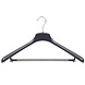 Mantelhanger - Kostuumhanger - Jassenhanger - Volwassenen - FR46 - 50 Stuks - Kunststof - Zwart - Gebogen Model - Schouderverbreding 3,3 cm - Broeklat met Schuim - 46 cm - Kledinghanger - Kleerhanger - FR-Serie Mantelhanger - Kostuumhanger - Jassenhanger - Volwassenen - FR46 - 50 Stuks - Kunststof - Zwart - Gebogen Model - Schouderverbreding 3,3 cm - Broeklat met Schuim - 46 cm - Kledinghanger - Kleerhanger - FR-Serie