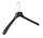 Mantelhanger - Kostuumhanger - Jassenhanger - Volwassenen - FR46 - 50 Stuks - Kunststof - Zwart - Gebogen Model - Schouderverbreding 3,3 cm - 46 cm - Kledinghanger - Kleerhanger - FR-Serie