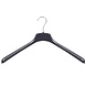 Mantelhanger - Kostuumhanger - Jassenhanger - Volwassenen - FR46 - 50 Stuks - Kunststof - Zwart - Gebogen Model - Schouderverbreding 3,3 cm - 46 cm - Kledinghanger - Kleerhanger - FR-Serie Mantelhanger - Kostuumhanger - Jassenhanger - Volwassenen - FR46 - 50 Stuks - Kunststof - Zwart - Gebogen Model - Schouderverbreding 3,3 cm - 46 cm - Kledinghanger - Kleerhanger - FR-Serie