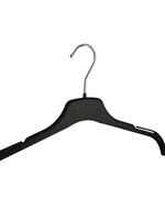 Kledinghanger - Volwassenen - GN41 - 10 Stuks - Blousehanger - Shirthanger - Kunststof - Zwart - Rokinkepingen - 41 cm - Kledinghanger - Kleerhanger - GN-Serie