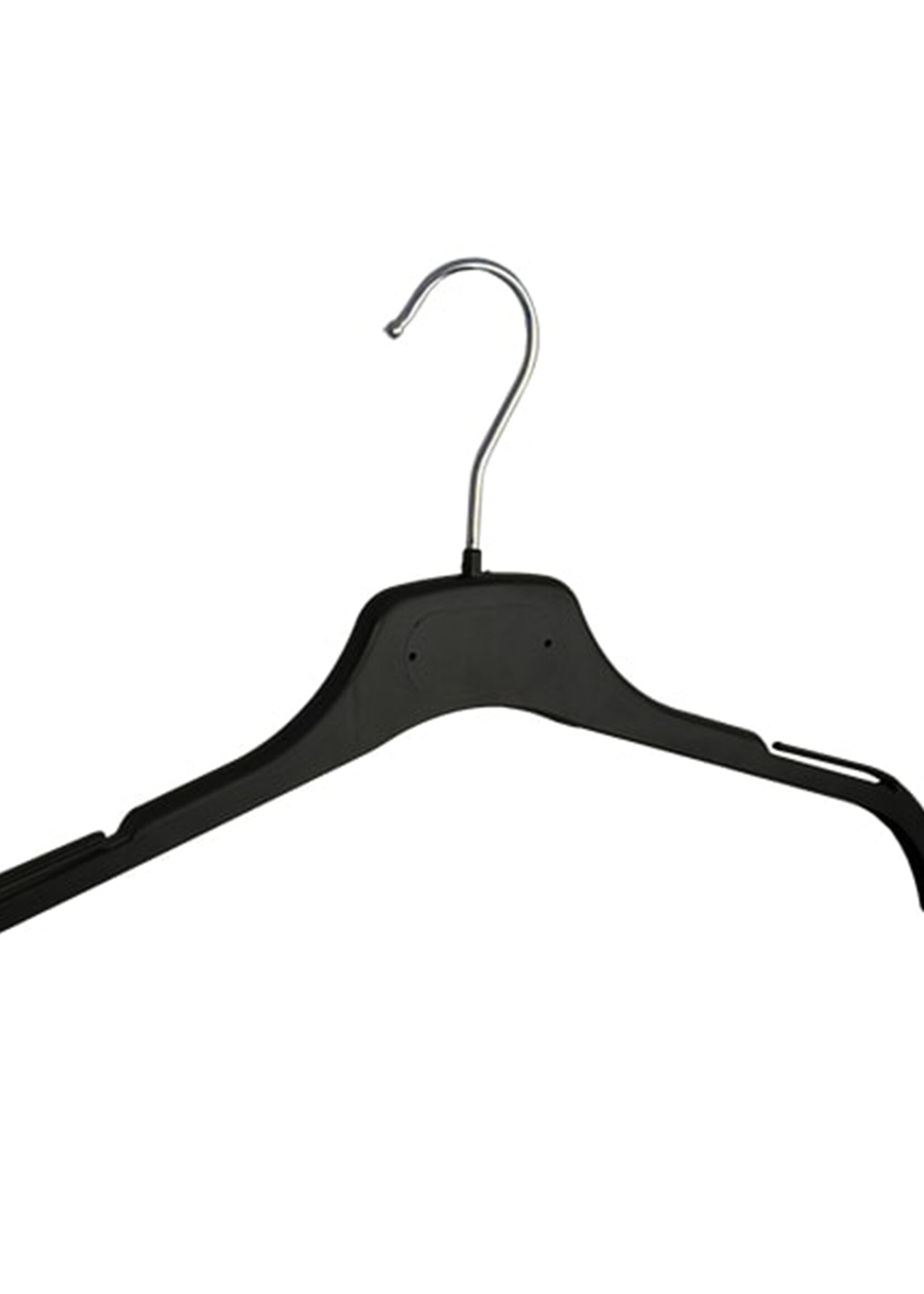 Kledinghanger - Volwassenen - GN41 - 40 Stuks - Blousehanger - Shirthanger - Kunststof - Zwart - Rokinkepingen - 41 cm - Kledinghanger - Kleerhanger - GN-Serie
