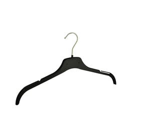 Kledinghanger - Volwassenen - GN43 - 40 Stuks - Blousehanger - Shirthanger - Kunststof - Zwart - Rokinkepingen - 43 cm - Kledinghanger - Kleerhanger - GN-Serie