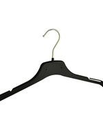 Kledinghanger - Volwassenen - GN43 - 50 Stuks - Blousehanger - Shirthanger - Kunststof - Zwart - Rokinkepingen - 43 cm - Kledinghanger - Kleerhanger - GN-Serie