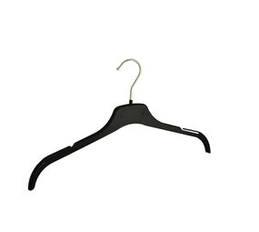 Kledinghanger - Volwassenen - GN43 - 50 Stuks - Blousehanger - Shirthanger - Kunststof - Zwart - Rokinkepingen - 43 cm - Kledinghanger - Kleerhanger - GN-Serie