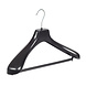 Mantelhanger - Kostuumhanger - Jassenhanger - Volwassenen - GP42 - 50 Stuks - Kunststof - Zwart - Gebogen Model - Schouderverbreding 7 cm - Broeklat - 42 cm - Kledinghanger - Kleerhanger - GP-Serie Mantelhanger - Kostuumhanger - Jassenhanger - Volwassenen - GP42 - 50 Stuks - Kunststof - Zwart - Gebogen Model - Schouderverbreding 7 cm - Broeklat - 42 cm - Kledinghanger - Kleerhanger - GP-Serie