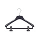 Mantelhanger - Kostuumhanger - Jassenhanger - Volwassenen - HZ38 - 50 Stuks - Kunststof - Zwart - Gebogen Model - Schouderverbreding 4,8 cm - Anti-slip Knijpers - 38 cm - Kledinghanger - Kleerhanger - HZ-Serie Mantelhanger - Kostuumhanger - Jassenhanger - Volwassenen - HZ38 - 50 Stuks - Kunststof - Zwart - Gebogen Model - Schouderverbreding 4,8 cm - Anti-slip Knijpers - 38 cm - Kledinghanger - Kleerhanger - HZ-Serie