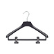 Mantelhanger - Kostuumhanger - Jassenhanger - Volwassenen - HZ40 - 20 Stuks - Kunststof - Zwart - Gebogen Model - Schouderverbreding 4,8 cm - Anti-slip Knijpers - 40 cm - Kledinghanger - Kleerhanger - HZ-Serie Mantelhanger - Kostuumhanger - Jassenhanger - Volwassenen - HZ40 - 20 Stuks - Kunststof - Zwart - Gebogen Model - Schouderverbreding 4,8 cm - Anti-slip Knijpers - 40 cm - Kledinghanger - Kleerhanger - HZ-Serie