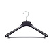 Mantelhanger - Kostuumhanger - Jassenhanger - Volwassenen - HZ42 - 50 Stuks - Kunststof - Zwart - Gebogen Model - Schouderverbreding 4,8 cm - Broeklat - 42 cm - Kledinghanger - Kleerhanger - HZ-Serie Mantelhanger - Kostuumhanger - Jassenhanger - Volwassenen - HZ42 - 50 Stuks - Kunststof - Zwart - Gebogen Model - Schouderverbreding 4,8 cm - Broeklat - 42 cm - Kledinghanger - Kleerhanger - HZ-Serie