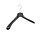 Mantelhanger - Kostuumhanger - Jassenhanger - Volwassenen - HZ42 - 20 Stuks - Kunststof - Zwart - Gebogen Model - Schouderverbreding 4,8 cm - 42 cm - Kledinghanger - Kleerhanger - HZ-Serie