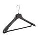 Mantelhanger - Kostuumhanger - Jassenhanger - Volwassenen - HZ45 - 30 Stuks - Kunststof - Zwart - Gebogen Model - Schouderverbreding 4,8 cm - Broeklat - 45 cm - Kledinghanger - Kleerhanger - HZ-Serie Mantelhanger - Kostuumhanger - Jassenhanger - Volwassenen - HZ45 - 30 Stuks - Kunststof - Zwart - Gebogen Model - Schouderverbreding 4,8 cm - Broeklat - 45 cm - Kledinghanger - Kleerhanger - HZ-Serie