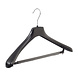 Mantelhanger - Kostuumhanger - Jassenhanger - Volwassenen - HZ45 - 50 Stuks - Kunststof - Zwart - Gebogen Model - Schouderverbreding 4,8 cm - Broeklat met Schuim - 45 cm - Kledinghanger - Kleerhanger - HZ-Serie Mantelhanger - Kostuumhanger - Jassenhanger - Volwassenen - HZ45 - 50 Stuks - Kunststof - Zwart - Gebogen Model - Schouderverbreding 4,8 cm - Broeklat met Schuim - 45 cm - Kledinghanger - Kleerhanger - HZ-Serie