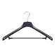 Mantelhanger - Kostuumhanger - Jassenhanger - Volwassenen - HZ48 - 10 Stuks - Kunststof - Zwart - Gebogen Model - Schouderverbreding 4,8 cm - Broeklat met Schuim - 48 cm - Kledinghanger - Kleerhanger - HZ-Serie Mantelhanger - Kostuumhanger - Jassenhanger - Volwassenen - HZ48 - 10 Stuks - Kunststof - Zwart - Gebogen Model - Schouderverbreding 4,8 cm - Broeklat met Schuim - 48 cm - Kledinghanger - Kleerhanger - HZ-Serie