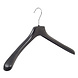 Mantelhanger - Kostuumhanger - Jassenhanger - Volwassenen - HZ48 - 10 Stuks - Kunststof - Zwart - Gebogen Model - Schouderverbreding 4,8 cm - 48 cm - Kledinghanger - Kleerhanger - HZ-Serie Mantelhanger - Kostuumhanger - Jassenhanger - Volwassenen - HZ48 - 10 Stuks - Kunststof - Zwart - Gebogen Model - Schouderverbreding 4,8 cm - 48 cm - Kledinghanger - Kleerhanger - HZ-Serie
