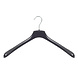 Mantelhanger - Kostuumhanger - Jassenhanger - Volwassenen - HZ48 - 10 Stuks - Kunststof - Zwart - Gebogen Model - Schouderverbreding 4,8 cm - 48 cm - Kledinghanger - Kleerhanger - HZ-Serie Mantelhanger - Kostuumhanger - Jassenhanger - Volwassenen - HZ48 - 10 Stuks - Kunststof - Zwart - Gebogen Model - Schouderverbreding 4,8 cm - 48 cm - Kledinghanger - Kleerhanger - HZ-Serie
