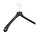 Mantelhanger - Kostuumhanger - Jassenhanger - Volwassenen - HZ48 - 40 Stuks - Kunststof - Zwart - Gebogen Model - Schouderverbreding 4,8 cm - 48 cm - Kledinghanger - Kleerhanger - HZ-Serie
