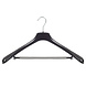 Mantelhanger - Kostuumhanger - Jassenhanger - Volwassenen - HZ50 - 50 Stuks - Kunststof - Zwart - Gebogen Model - Schouderverbreding 4,8 cm - Broeklat met Schuim - 50 cm - Kledinghanger - Kleerhanger - HZ-Serie Mantelhanger - Kostuumhanger - Jassenhanger - Volwassenen - HZ50 - 50 Stuks - Kunststof - Zwart - Gebogen Model - Schouderverbreding 4,8 cm - Broeklat met Schuim - 50 cm - Kledinghanger - Kleerhanger - HZ-Serie