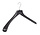 Mantelhanger - Kostuumhanger - Jassenhanger - Volwassenen - HZ55 - 40 Stuks - Kunststof - Zwart - Gebogen Model - Schouderverbreding 4,8 cm - 55 cm - Kledinghanger - Kleerhanger - HZ-Serie