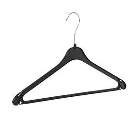 Kledinghanger - Volwassenen - K343 - 50 Stuks - Blousehanger - Shirthanger - Kunststof - Zwart - Rokinkepingen - Broeklat - 43 cm - Kleerhanger - K343-Serie