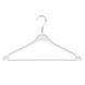 Kledinghanger - Volwassenen - K343 - 50 Stuks - Blousehanger - Shirthanger - Kunststof - Wit - Rokinkepingen - Broeklat - 43 cm - Kleerhanger - K343-Serie Kledinghanger - Volwassenen - K343 - 50 Stuks - Blousehanger - Shirthanger - Kunststof - Wit - Rokinkepingen - Broeklat - 43 cm - Kleerhanger - K343-Serie