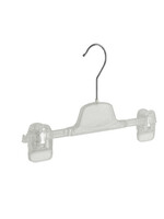 Knijperhanger - Baby - Kinderen - KL1/28 - 20 Stuks - Kunststof - Transparant - Verschuifbare Anti-slip knijpers - 30 cm - Rokhanger - Broekhanger - Pantalonhanger - Babyhanger - Kinderhanger - KL1-Serie