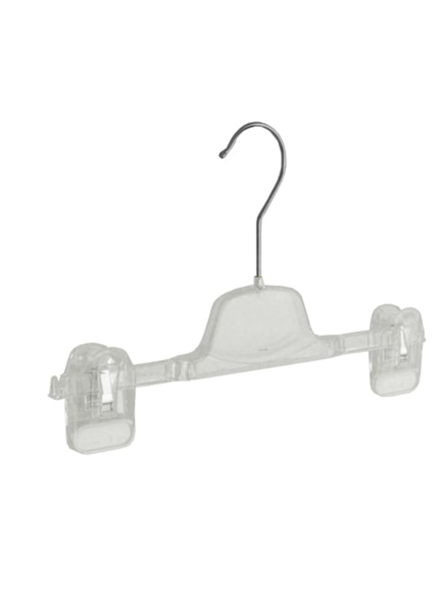Knijperhanger - Baby - Kinderen - KL1/28 - 30 Stuks - Kunststof - Transparant - Verschuifbare Anti-slip knijpers - 30 cm - Rokhanger - Broekhanger - Pantalonhanger - Babybügel - Kinderhanger - KL1-Serie