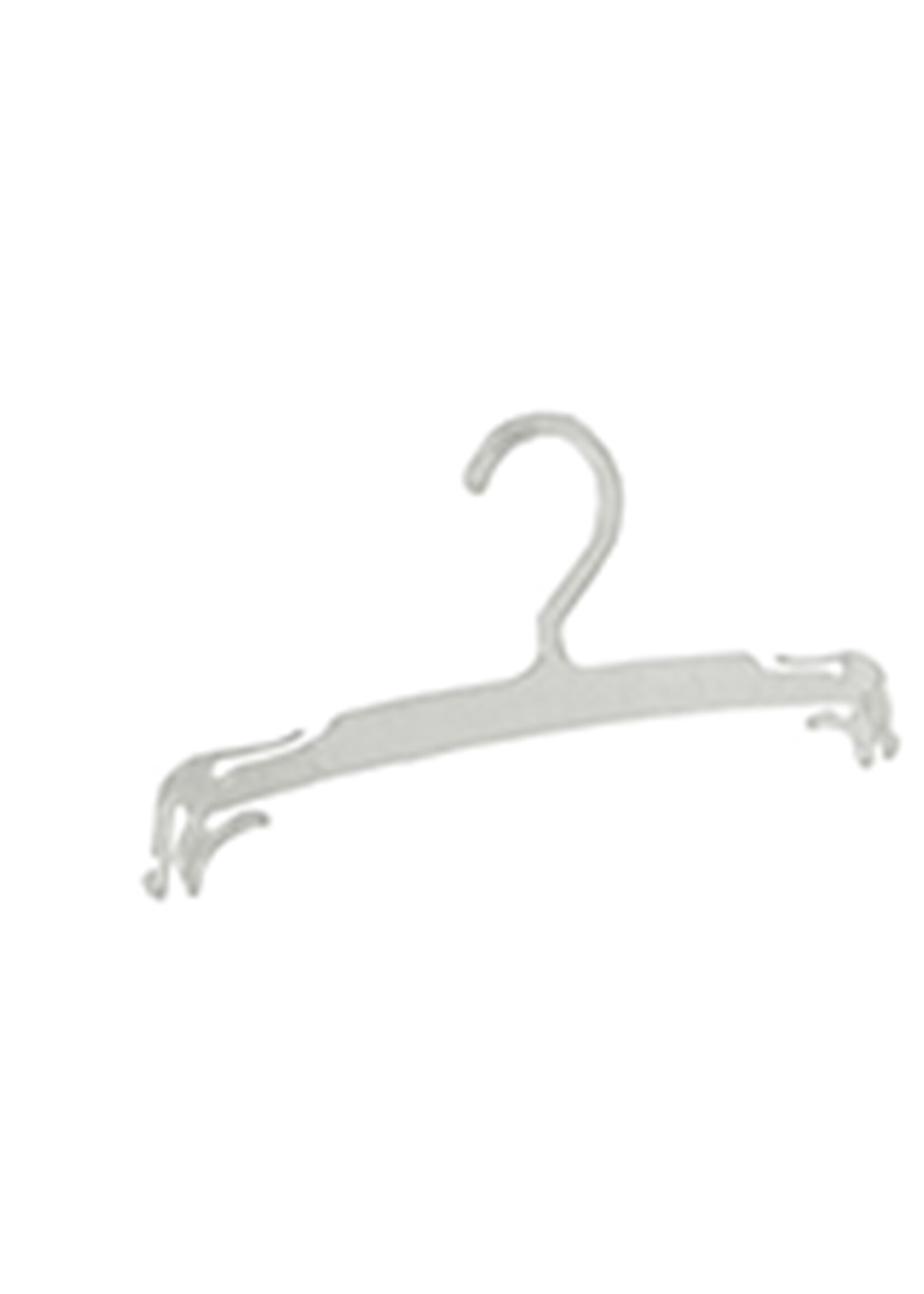 Lingeriehanger - BH Hanger - Badmode Hanger - L27 - 30 Stuks - Kunststof- Transparant - 27 cm - Kledinghanger - Kleerhanger