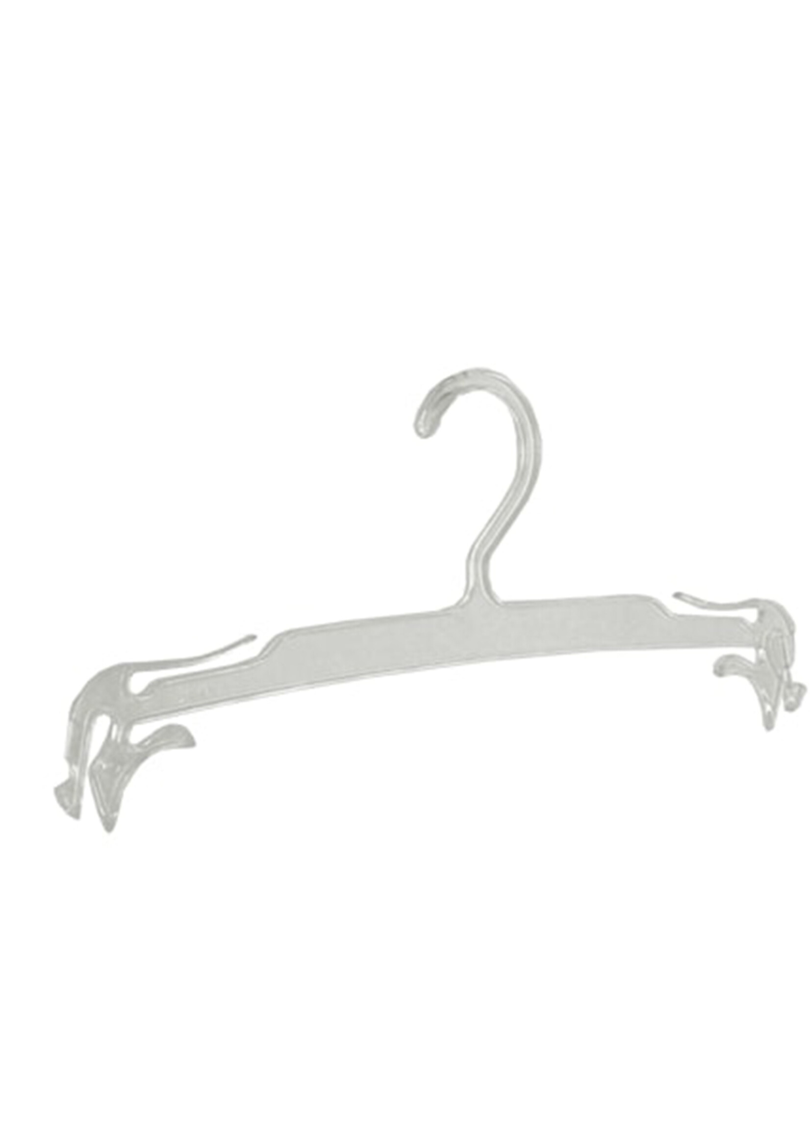 Lingeriehanger - BH Hanger - Badmode Hanger - L32 - 30 Stuks - Kunststof- Transparant - 32 cm - Kledinghanger - Kleerhanger