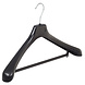 Mantelhanger - Kostuumhanger - Jassenhanger - Volwassenen - LS45 - 50 Stuks - Kunststof - Zwart - Gebogen Model - Schouderverbreding 5 cm - Broeklat - 45 cm - Kledinghanger - Kleerhanger - LS-Serie Mantelhanger - Kostuumhanger - Jassenhanger - Volwassenen - LS45 - 50 Stuks - Kunststof - Zwart - Gebogen Model - Schouderverbreding 5 cm - Broeklat - 45 cm - Kledinghanger - Kleerhanger - LS-Serie