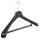 Mantelhanger - Kostuumhanger - Jassenhanger - Volwassenen - LS45 - 30 Stuks - Kunststof - Zwart - Gebogen Model - Schouderverbreding 5 cm - Broeklat met Schuim - 45 cm - Kledinghanger - Kleerhanger - LS-Serie Mantelhanger - Kostuumhanger - Jassenhanger - Volwassenen - LS45 - 30 Stuks - Kunststof - Zwart - Gebogen Model - Schouderverbreding 5 cm - Broeklat met Schuim - 45 cm - Kledinghanger - Kleerhanger - LS-Serie
