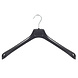 Mantelhanger - Kostuumhanger - Jassenhanger - Volwassenen - LS48 - 40 Stuks - Kunststof - Zwart - Gebogen Model - Schouderverbreding 5 cm - 48 cm - Kledinghanger - Kleerhanger - LS-Serie Mantelhanger - Kostuumhanger - Jassenhanger - Volwassenen - LS48 - 40 Stuks - Kunststof - Zwart - Gebogen Model - Schouderverbreding 5 cm - 48 cm - Kledinghanger - Kleerhanger - LS-Serie
