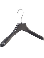 Mantelhanger - Kostuumhanger - Jassenhanger - Kinderen - LX36 - 30 Stuks - Kunststof - Zwart - Gebogen Model - Schouderverbreding 4,2 cm - 36 cm - Kinderhanger - Kledinghanger - Kleerhanger - LX-Serie