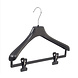 Mantelhanger - Kostuumhanger - Jassenhanger - Volwassenen - LX39 - 50 Stuks - Kunststof - Zwart - Gebogen Model - Schouderverbreding 4,2 cm - Anti-slip Knijpers - 39 cm - Kledinghanger - Kleerhanger - LX-Serie Mantelhanger - Kostuumhanger - Jassenhanger - Volwassenen - LX39 - 50 Stuks - Kunststof - Zwart - Gebogen Model - Schouderverbreding 4,2 cm - Anti-slip Knijpers - 39 cm - Kledinghanger - Kleerhanger - LX-Serie