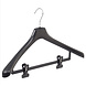 Mantelhanger - Kostuumhanger - Jassenhanger - Volwassenen - LX50 - 10 Stuks - Kunststof - Zwart - Gebogen Model - Schouderverbreding 4,2 cm - Anti-slip Knijpers - 50 cm - Kledinghanger - Kleerhanger - LX-Serie Mantelhanger - Kostuumhanger - Jassenhanger - Volwassenen - LX50 - 10 Stuks - Kunststof - Zwart - Gebogen Model - Schouderverbreding 4,2 cm - Anti-slip Knijpers - 50 cm - Kledinghanger - Kleerhanger - LX-Serie