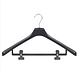 Mantelhanger - Kostuumhanger - Jassenhanger - Volwassenen - LX50 - 10 Stuks - Kunststof - Zwart - Gebogen Model - Schouderverbreding 4,2 cm - Anti-slip Knijpers - 50 cm - Kledinghanger - Kleerhanger - LX-Serie Mantelhanger - Kostuumhanger - Jassenhanger - Volwassenen - LX50 - 10 Stuks - Kunststof - Zwart - Gebogen Model - Schouderverbreding 4,2 cm - Anti-slip Knijpers - 50 cm - Kledinghanger - Kleerhanger - LX-Serie