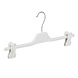 Knijperhanger - Kinderen - PGC35 - 10 Stuks - Kunststof - Wit - Verschuifbare Anti-slip knijpers - 35 cm - Rokhanger - Broekhanger - Pantalonhanger - Kinderhanger - PGC-Serie Knijperhanger - Kinderen - PGC35 - 10 Stuks - Kunststof - Wit - Verschuifbare Anti-slip knijpers - 35 cm - Rokhanger - Broekhanger - Pantalonhanger - Kinderhanger - PGC-Serie