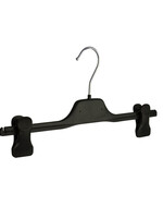 Knijperhanger - Kinderen - PGC35 - 40 Stuks - Kunststof - Zwart - Verschuifbare Anti-slip knijpers - 35 cm - Rokhanger - Broekhanger - Pantalonhanger - Kinderhanger - PGC-Serie