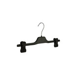 Knijperhanger - Kinderen - PGC35 - 20 Stuks - Kunststof - Zwart - Verschuifbare Anti-slip knijpers - 35 cm - Rokhanger - Broekhanger - Pantalonhanger - Kinderhanger - PGC-Serie