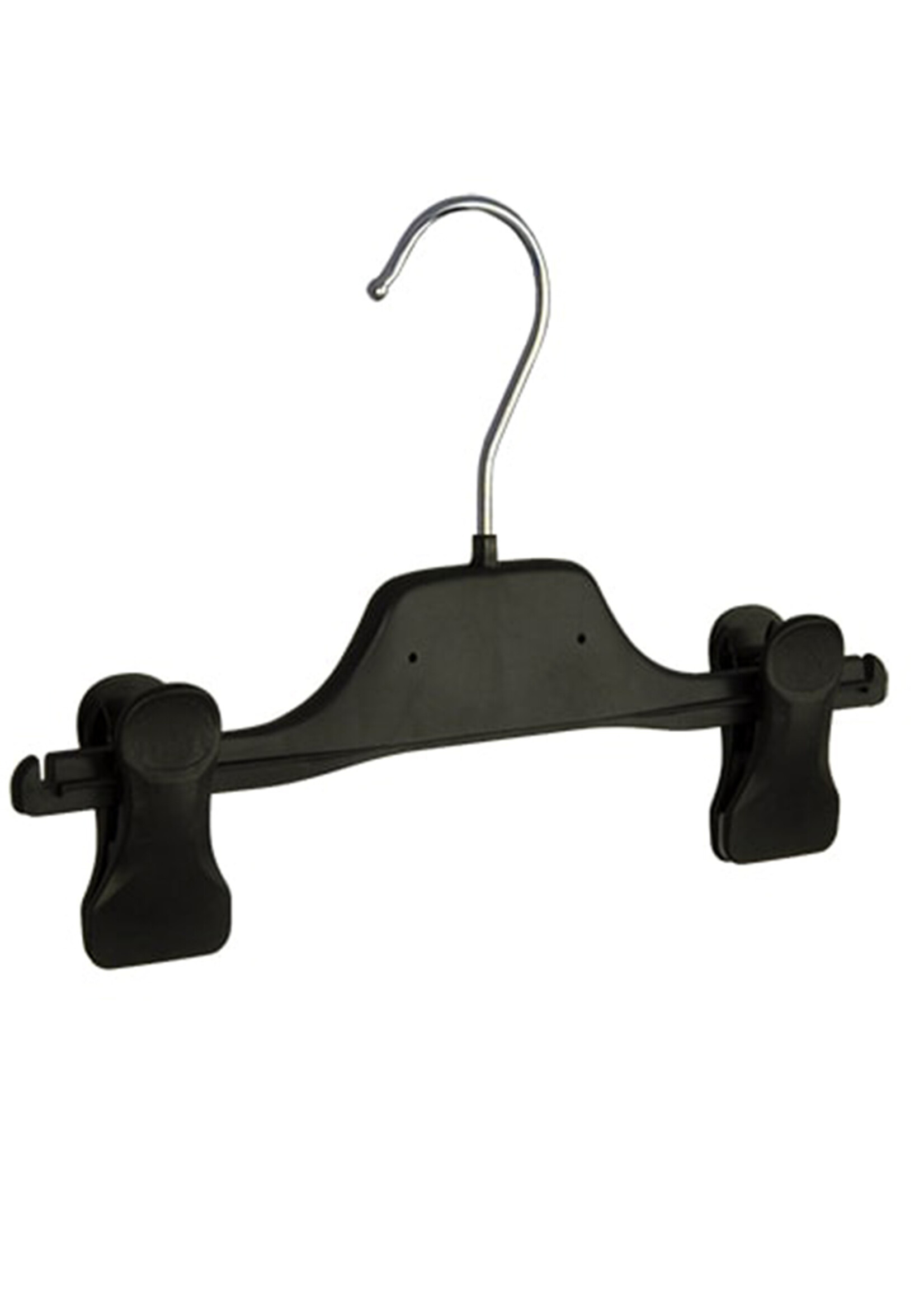 Knijperhanger - Baby - PGC25 - 30 Stuks - Kunststof - Zwart - Verschuifbare Anti-slip knijpers - 25 cm - Rokhanger - Broekhanger - Pantalonhanger - Babybügel - PGC-Serie