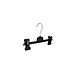Knijperhanger - Kinderen - PG30 - 20 Stuks - Kunststof - Zwart - Verschuifbare Anti-slip knijpers - 30 cm - Rokhanger - Broekhanger - Pantalonhanger - Kinderhanger - PG-Serie Knijperhanger - Kinderen - PG30 - 20 Stuks - Kunststof - Zwart - Verschuifbare Anti-slip knijpers - 30 cm - Rokhanger - Broekhanger - Pantalonhanger - Kinderhanger - PG-Serie