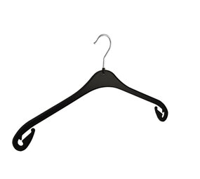 Kledinghanger - Volwassenen - NA47 - 40 Stuks - Blousehanger - Shirthanger - Kunststof - Zwart - Rokinkepingen - 47 cm - Kleerhanger - NA-Serie Kledinghanger - Volwassenen - NA47 - 40 Stuks - Blousehanger - Shirthanger - Kunststof - Zwart - Rokinkepingen - 47 cm - Kleerhanger - NA-Serie