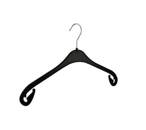 Kledinghanger - Volwassenen - NA43R - 20 Stuks - Anti-slip - Blousehanger - Shirthanger - Kunststof - Zwart - Rokinkepingen - 43 cm - Kleerhanger - NA-Serie Kledinghanger - Volwassenen - NA43R - 20 Stuks - Anti-slip - Blousehanger - Shirthanger - Kunststof - Zwart - Rokinkepingen - 43 cm - Kleerhanger - NA-Serie