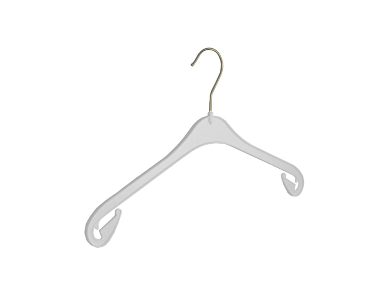 Kledinghanger - Volwassenen - NA38 - 80 Stuks - Blousehanger - Shirthanger - Kunststof - Wit - Rokinkepingen - 38 cm - Kleerhanger - NA-Serie